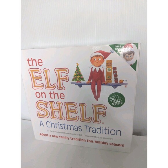 The Elf onthe Shelf A Christmas Tradition Story Book Elf Doll Boy Scout Activity - Picture 1 of 8